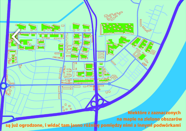 Mapa podwórek